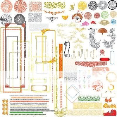 Traditional elements and a laces