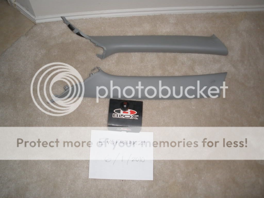 Evo X Pillars & Blox Weighted Shift Knob Mitsubishi Lancer Evolution