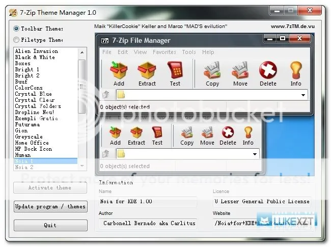 7-Zip Theme Manager